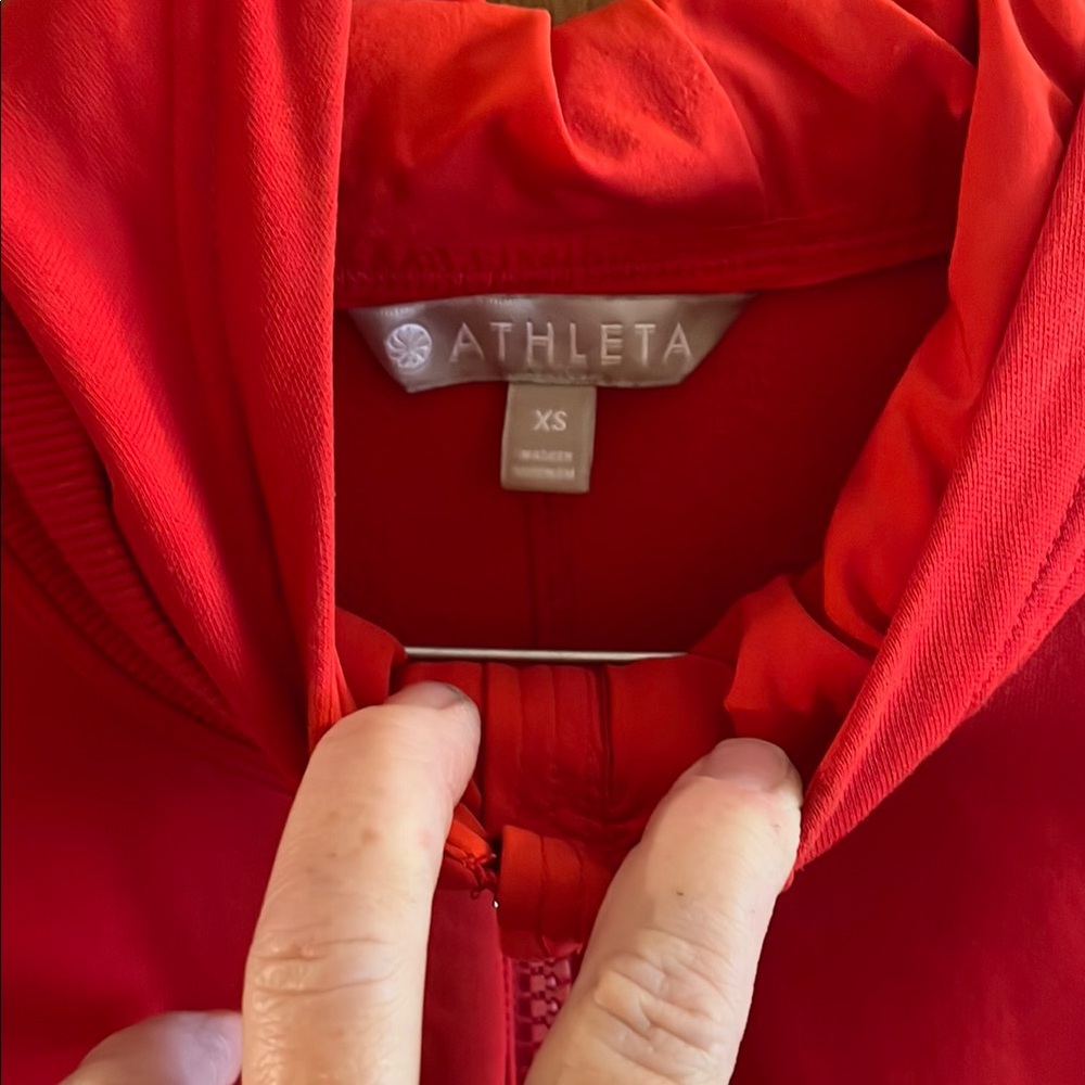 Athleta Vibrant Red Jacket